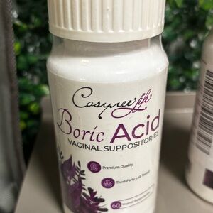 Cosynee Life Boric Acid Vaginal Suppositories